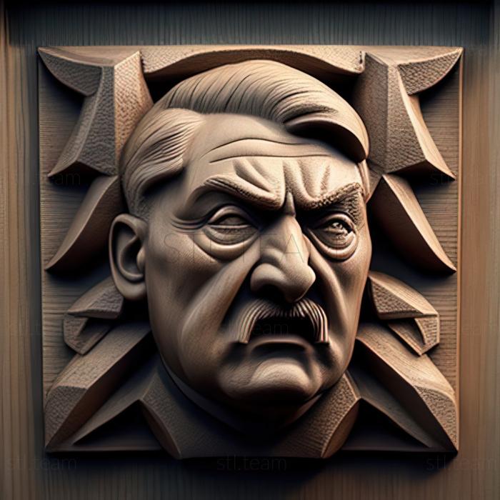 3D модель Фюрери обличчя (STL)
